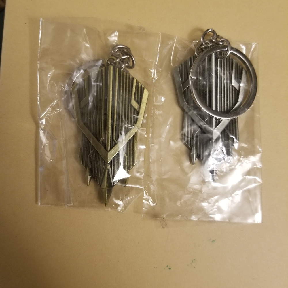 Marvel Avengers shield keychains